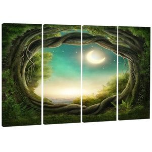 NIB Enchanted Dark Forest Change Decor for Spring